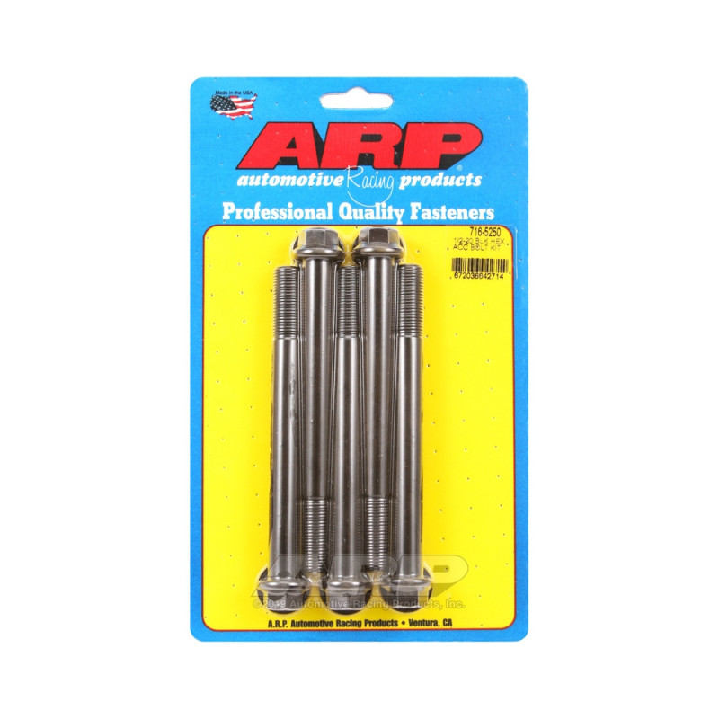 Set de șuruburi și piulițe universale ARP 1/2-20 – Șuruburi hexagonale cu finisaj negru oxidat, x5 - ARP-716-5250 - 716-5250 - 3666618198217